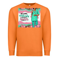 Carrot she works willingly with her hands afro nurse Premium Sweatshirt - RanaPortraitStore