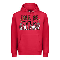 Cardinal take me to the ballpark Premium Hoodie - CowhideDigitalArt