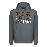 Rock take me to the ballpark Premium Hoodie - CowhideDigitalArt