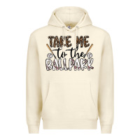 Sandshell take me to the ballpark Premium Hoodie - CowhideDigitalArt