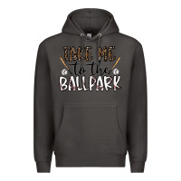Smoke take me to the ballpark Premium Hoodie - CowhideDigitalArt