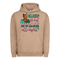 Pigment Burro afro  nurse sleep all day nurse all night Urban Hoodie - AdoDesignShop