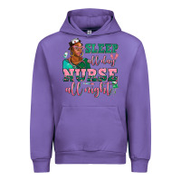 Tulip afro  nurse sleep all day nurse all night Urban Hoodie - AdoDesignShop