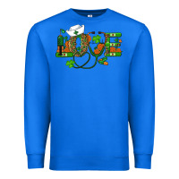 True Royal st patricks day love nurse Premium Sweatshirt - RanaPortraitStore