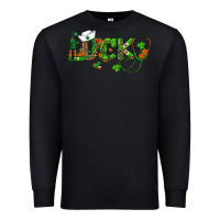 Black st patricks day lucky nurse Premium Sweatshirt - RanaPortraitStore
