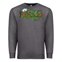 Charcoal Heather st patricks day lucky nurse Premium Sweatshirt - RanaPortraitStore