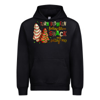 Black torn between looking like a snack and eating one Urban Hoodie - AdoDesignShop
