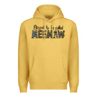 Antique Gold blessed meemaw Premium Hoodie - CowhideDigitalArt
