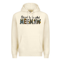 Sandshell blessed meemaw Premium Hoodie - CowhideDigitalArt