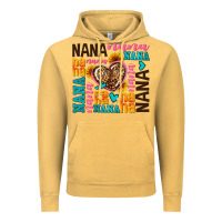 Vintage Mustard nana nana nana with hearts Vintage Hoodie - AdoDesignShop