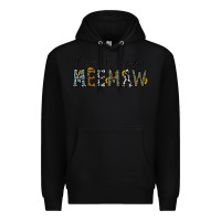 Black blessed meemaw Premium Hoodie - CowhideDigitalArt