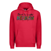 Cardinal blessed meemaw Premium Hoodie - CowhideDigitalArt