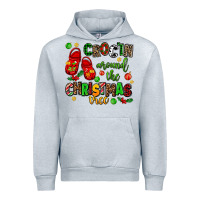 Heather Grey Croc'in around the christmas tree Urban Hoodie - AdoDesignShop