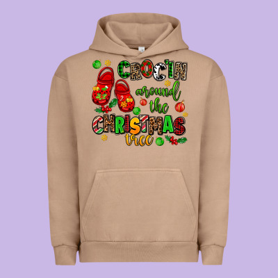 Croc'in Around The Christmas Tree Urban Hoodie Designed By Adodesignshop