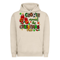 Pigment French Oak Croc'in around the christmas tree Urban Hoodie - AdoDesignShop