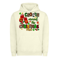 Pigment Pistachio Croc'in around the christmas tree Urban Hoodie - AdoDesignShop