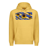 Antique Gold american flag sunflowers 16oz libbey cup Premium Hoodie - HRA Design Shop