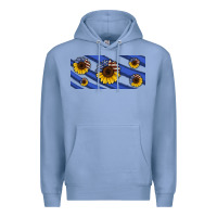 Colony Blue american flag sunflowers 16oz libbey cup Premium Hoodie - HRA Design Shop
