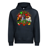 Navy Christmas party and chickens Urban Hoodie - AdoDesignShop