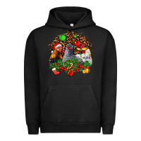 Pigment Black Christmas party and chickens Urban Hoodie - AdoDesignShop