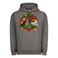 Pigment Tornado Christmas party and chickens Urban Hoodie - AdoDesignShop