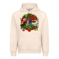 Christmas Party And Chickens Urban Hoodie | Teevron