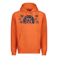 Carrot american flag rainbow 16oz libbey cup Premium Hoodie - HRA Design Shop