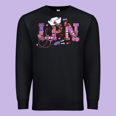 Premium Sweatshirt valentines day lpn
