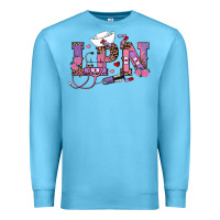 Ocean Blue valentines day lpn Premium Sweatshirt - RanaPortraitStore
