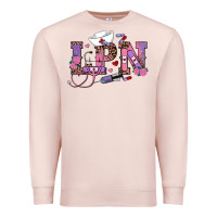 Pale Pink valentines day lpn Premium Sweatshirt - RanaPortraitStore