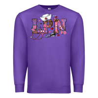 Purple valentines day lpn Premium Sweatshirt - RanaPortraitStore