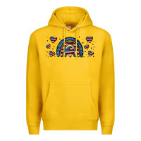 Lemon american flag rainbow 16oz libbey cup Premium Hoodie - HRA Design Shop