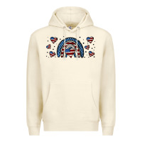 Sandshell american flag rainbow 16oz libbey cup Premium Hoodie - HRA Design Shop