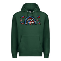 Sports Green american flag rainbow 16oz libbey cup Premium Hoodie - HRA Design Shop