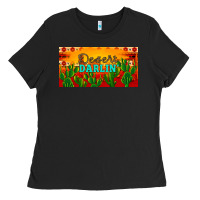 Black desert darlin' aztec desert sunset license plate Ladies Tee - Artiststas