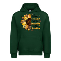 Forest Green when you can't find the sunshine be the sunshine Urban Hoodie - JahusDesignShop