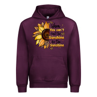 Mauve Wine when you can't find the sunshine be the sunshine Urban Hoodie - JahusDesignShop