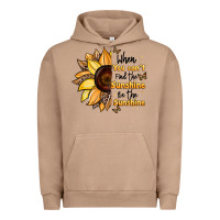 Pigment Burro when you can't find the sunshine be the sunshine Urban Hoodie - JahusDesignShop