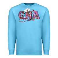 Ocean Blue valentines day cna Premium Sweatshirt - RanaPortraitStore