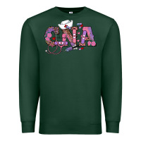 Sports Green valentines day cna Premium Sweatshirt - RanaPortraitStore