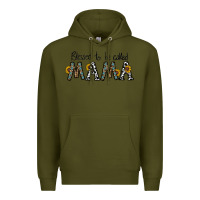 Army Green blessed to be called mama Premium Hoodie - CowhideDigitalArt