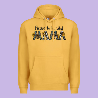 Blessed To Be Called Mama Premium Hoodie Designed By Cowhidedigitalart