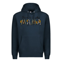 Navy blessed to be called mama Premium Hoodie - CowhideDigitalArt