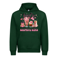 Forest Green beauty comes in all shapes and sizes coffee cups Urban Hoodie - JahusDesignShop
