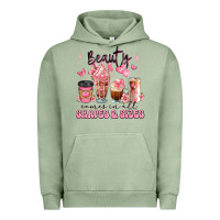 Pigment Oil Green beauty comes in all shapes and sizes coffee cups Urban Hoodie - JahusDesignShop