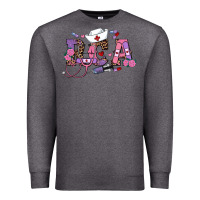 Charcoal Heather valentines day Premium Sweatshirt - RanaPortraitStore