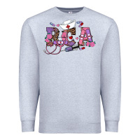 Heather Grey valentines day Premium Sweatshirt - RanaPortraitStore