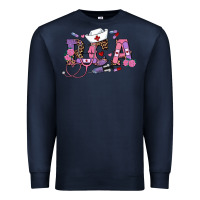 Navy valentines day Premium Sweatshirt - RanaPortraitStore