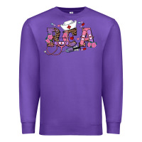 Purple valentines day Premium Sweatshirt - RanaPortraitStore