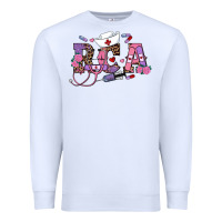 White valentines day Premium Sweatshirt - RanaPortraitStore